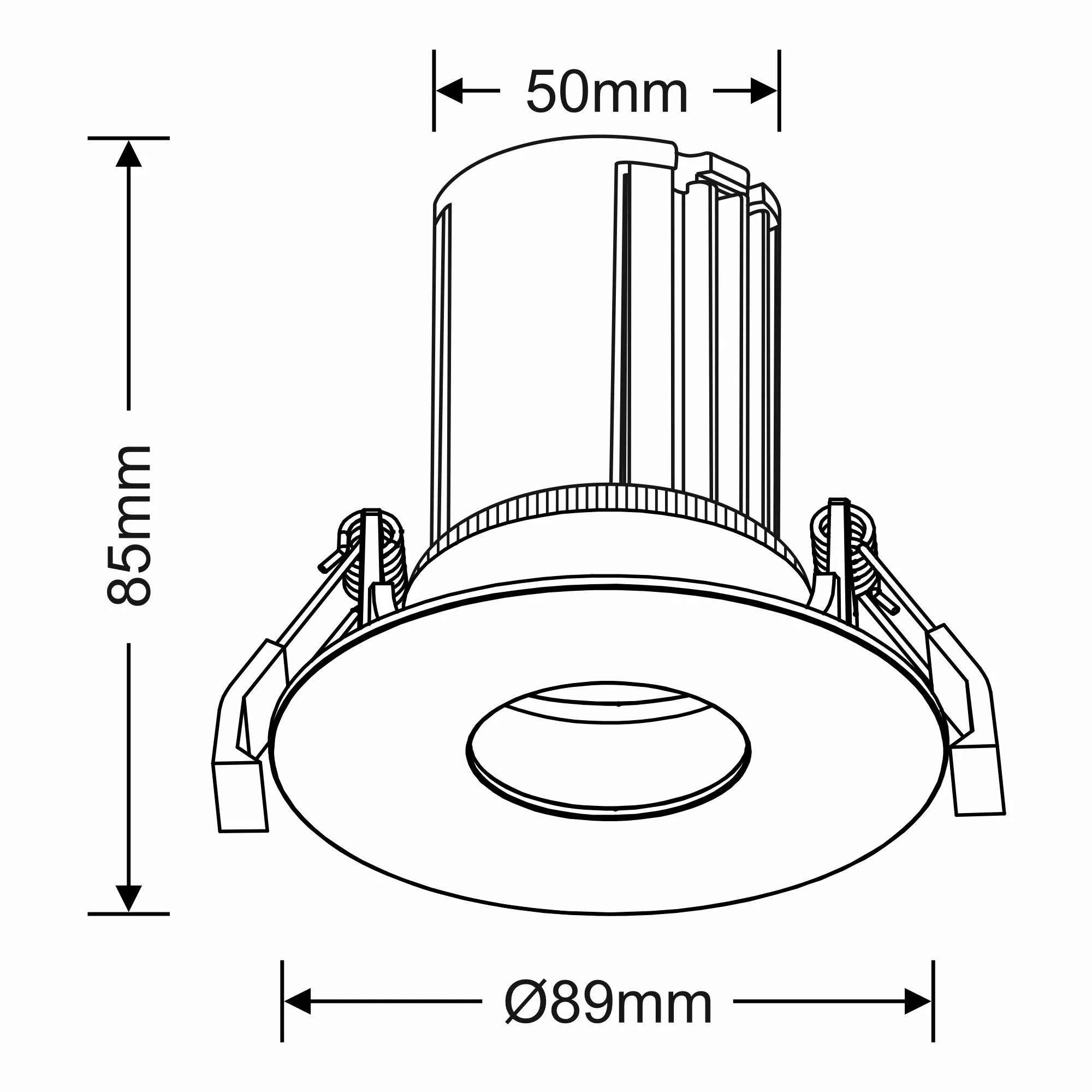 Blate 9 Recessed Ceiling Luminaires Dlux Round Recess Ceiling